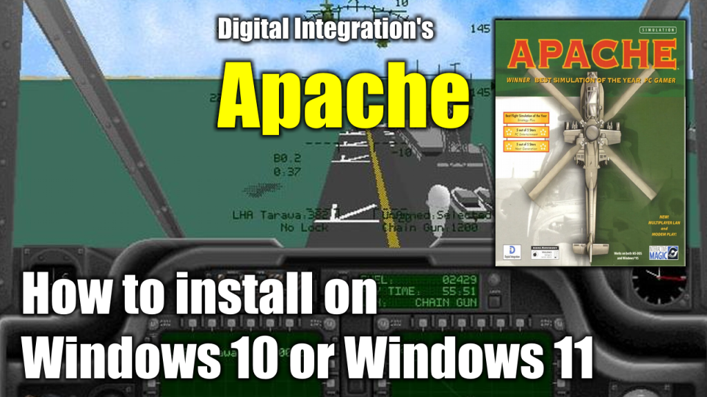 How to install Apache (Digital Integrations, 1994) on Windows 10/11