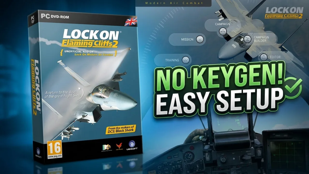 How to install LockOn Flaming Cliffs 2 (NO Keygen)