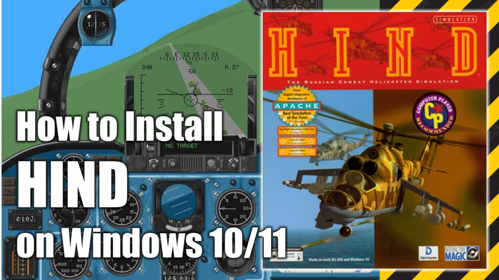 How to install HIND (Digital Integration, 1996) on Windows 10/11